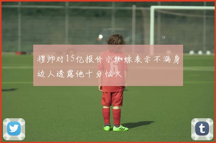 穆帅对15亿报价小蜘蛛表示不满身边人透露他十分恼火